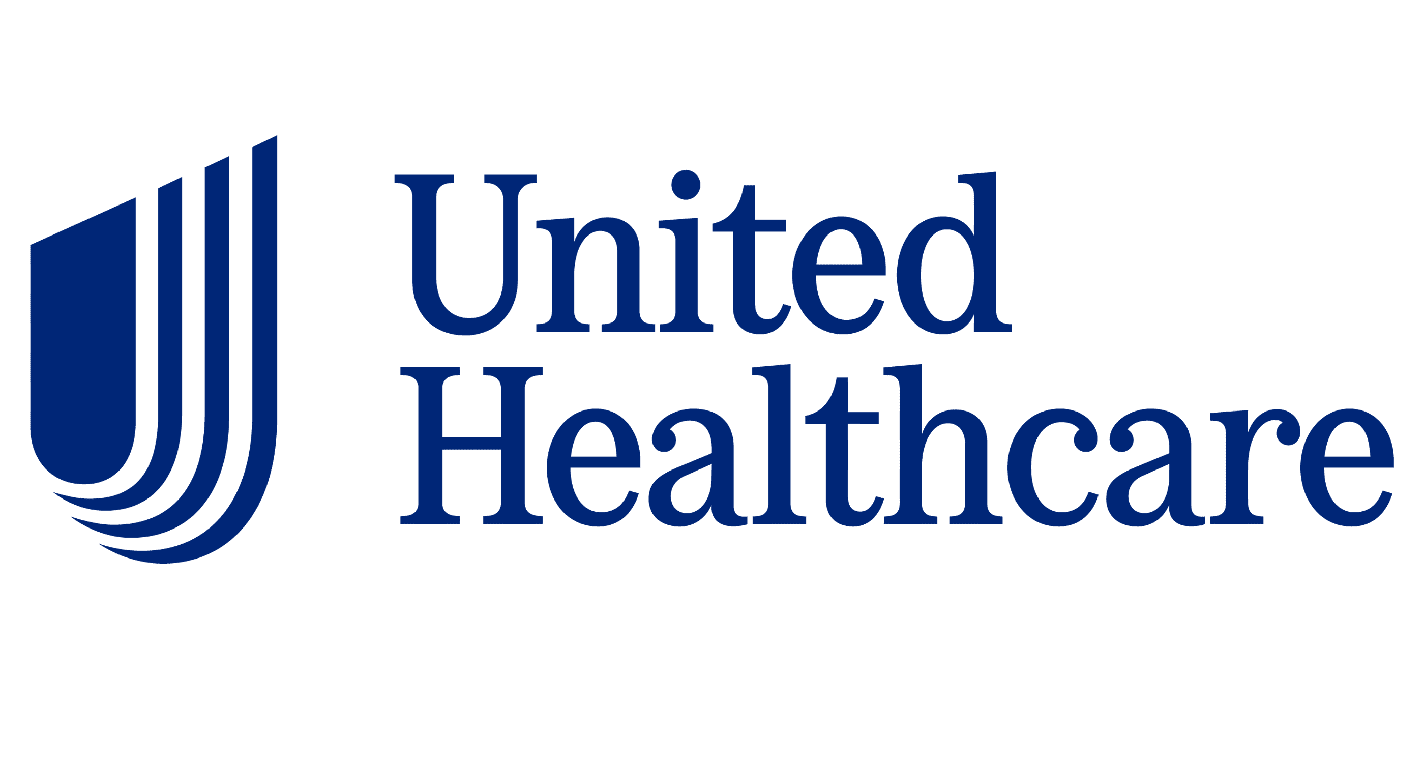 A green background with the words united healthcare written in blue.